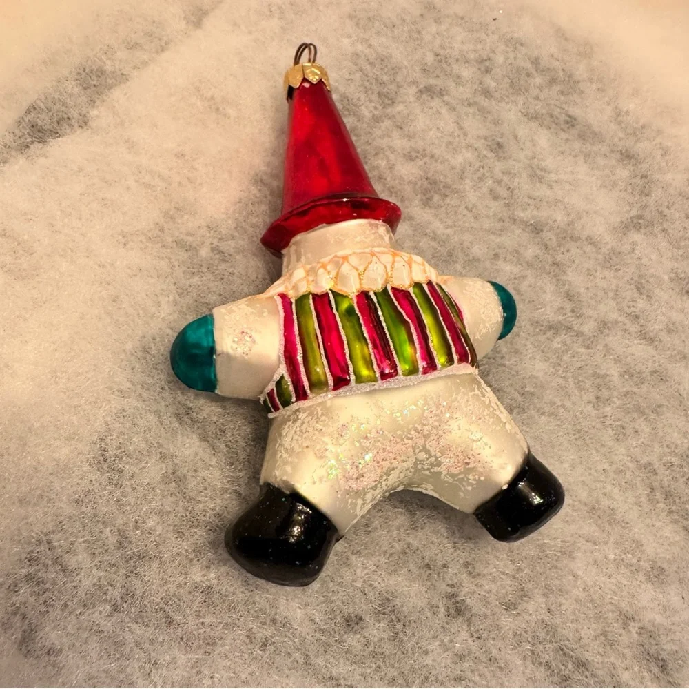 Christopher Radko Snowstar Santa‎ Christmas Tree Ornament Holiday Decor